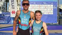 Wim De Paepe en Gitte Welslau pakken zilver op het Europees kampioenschap G-triatlon