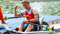 Laurence VandeVyver pakt als eerste Belgische ooit medaille op WK G-roeien