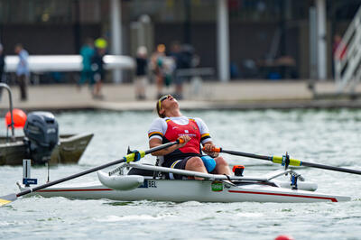 Laurence VandeVyver pakt zilver op WK roeien 3