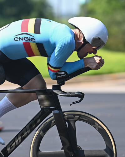 Picture by Mathew Wells/SWpix.com - 05/09/2026 - Cycling - 2026 UCI Para-cycling Road World Championships - Huntsville, Alabama, United States of America - Men C1 Individual Time Trial (ITT) - Lennert Vanlathem (Belgium)