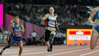 Gitte Haenen sprint naar WK-brons op 100 meter