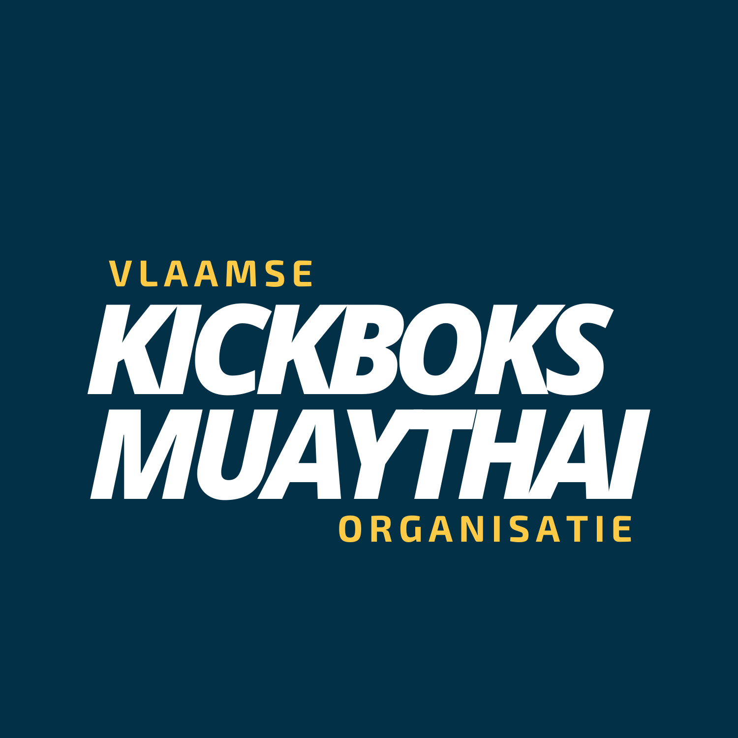 Logo Vlaamse Kickboks Muaythai organisatie